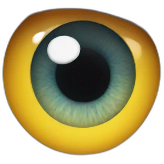 one unique eye emoji
