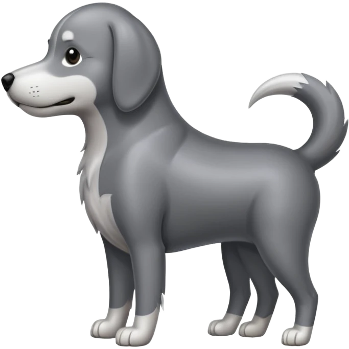 
dog's iron tail emoji
