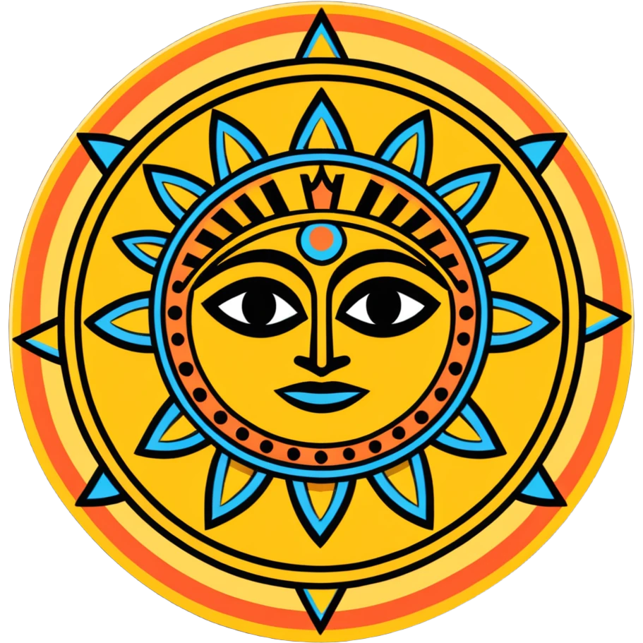 Toltec sun god emoji