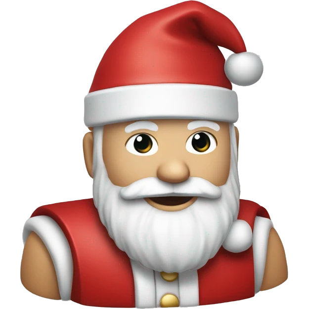 santa claus mit eine ps5 pro emoji