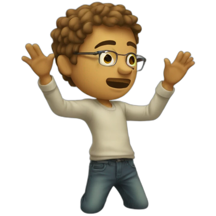 A dab emoji