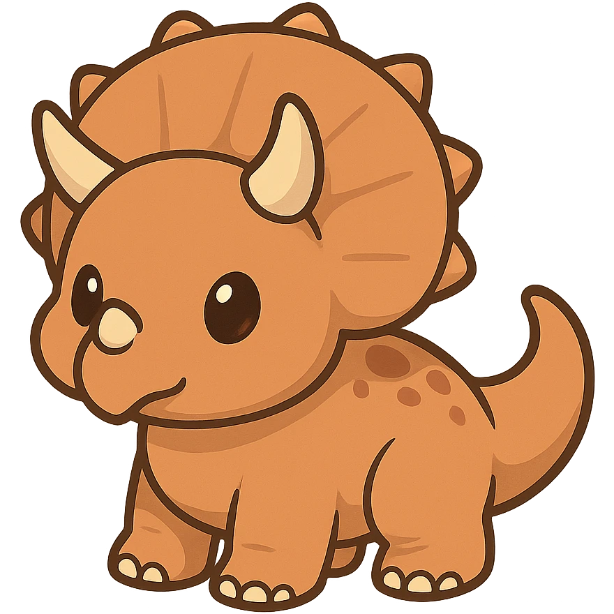 一只三角龙 emoji