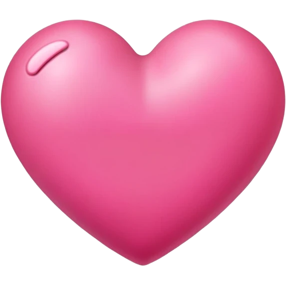heart-shaped cartoon butt, fun and colorful emoji