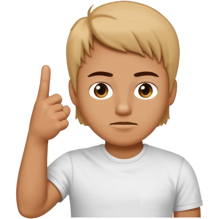 big person with middle finger emoji