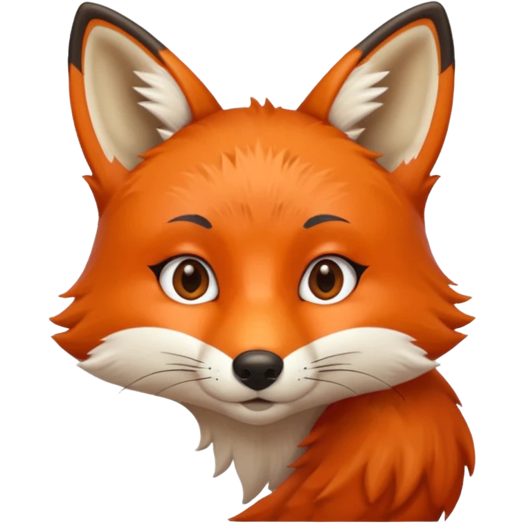 Fox holding his nose emoji