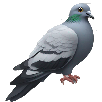 pigeon in prison emoji
