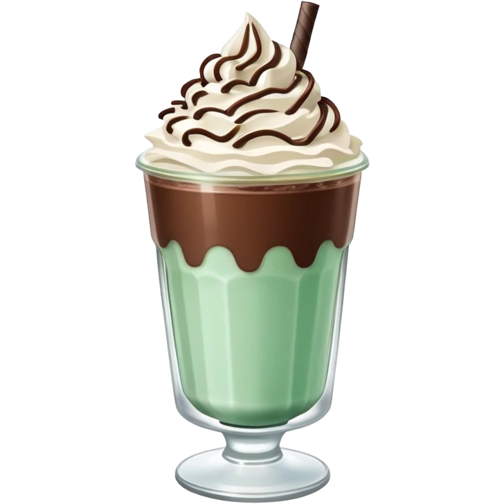 Mint choco frappe  emoji