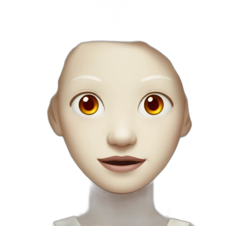 À albino Na’vi whit red eye from the movie avatar emoji