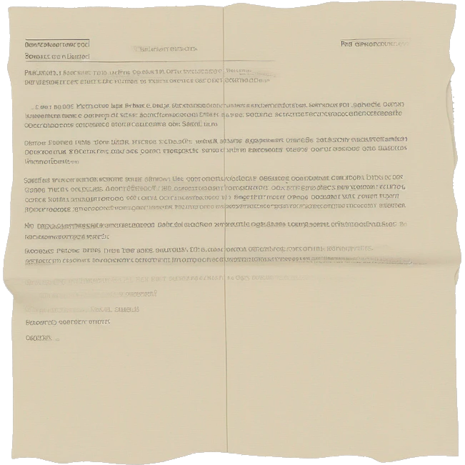 document being dissolved, disapparated emoji