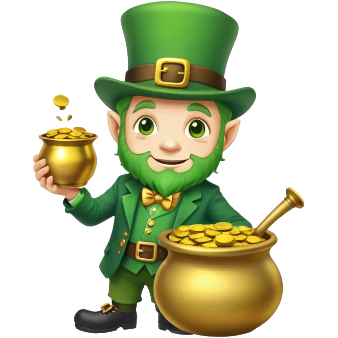 Graffiti leprechaun emoji