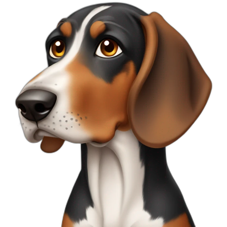 Coonhound emoji