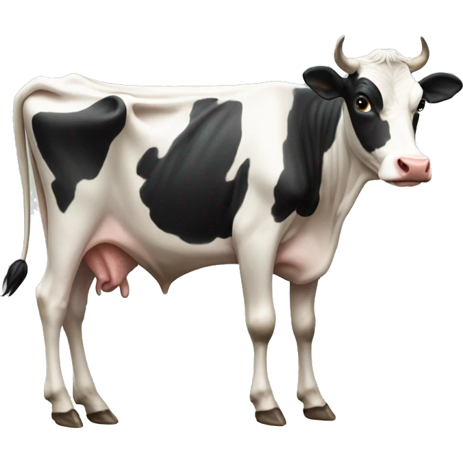 Skinny cow but full body emoji