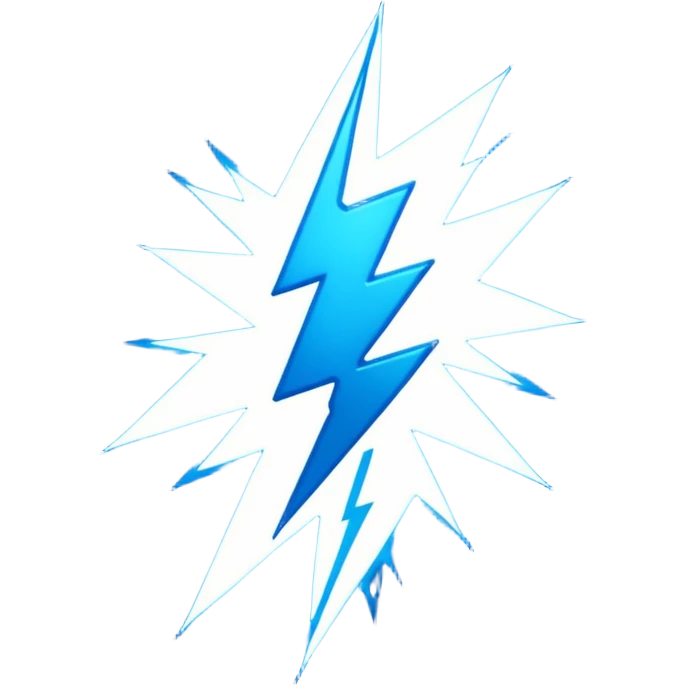 cyberpunk lightning emoji