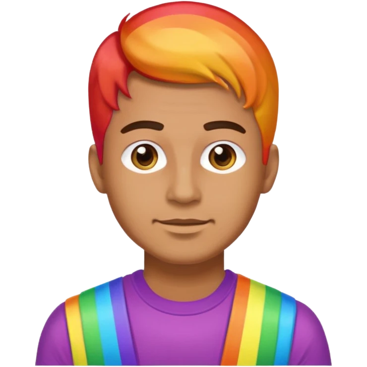 Rainbow guy emoji