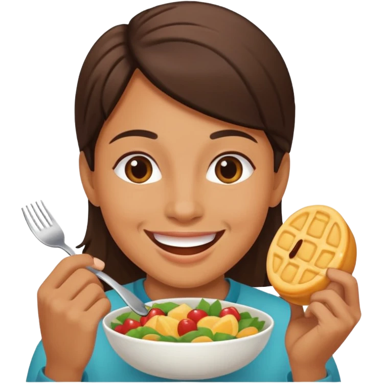 podrias crearme 5 emojis de whattsap para expresar el proceso de conina emoji