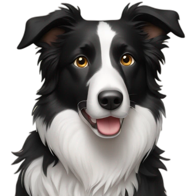 Border collie emoji