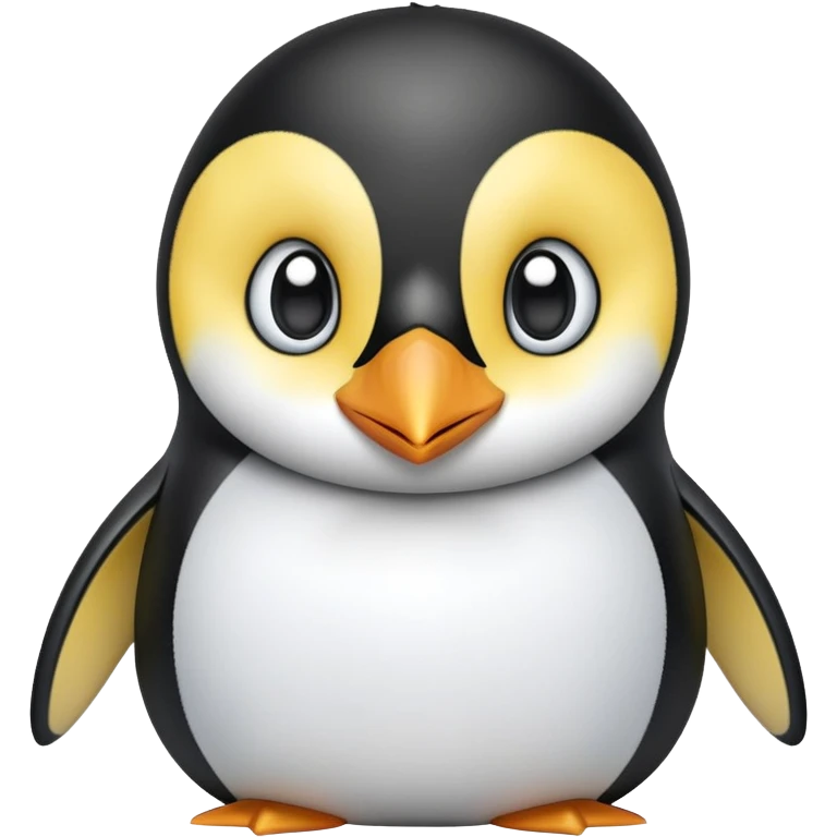 cinematic-cute-emperor-penguin-portrait-emoji,-head-tilted-playfully-and-inquisitively,-with-glossy,-pristine-plumage-accented-by-a-bright-beak-and-round,-sparkling-eyes-filled-with-curiosity,-simplified-yet-irresistibly-adorable-features,  emoji