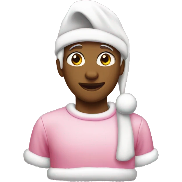 pink christmas  emoji