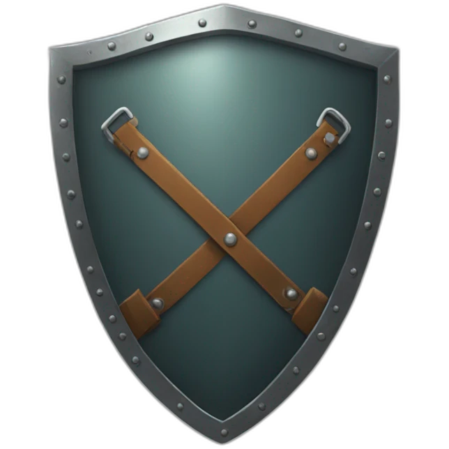 shield with correct sign in emoji