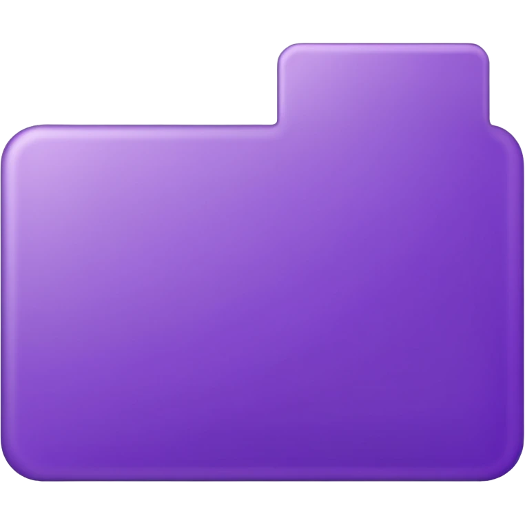 purple empty letter card Rectangle emoji