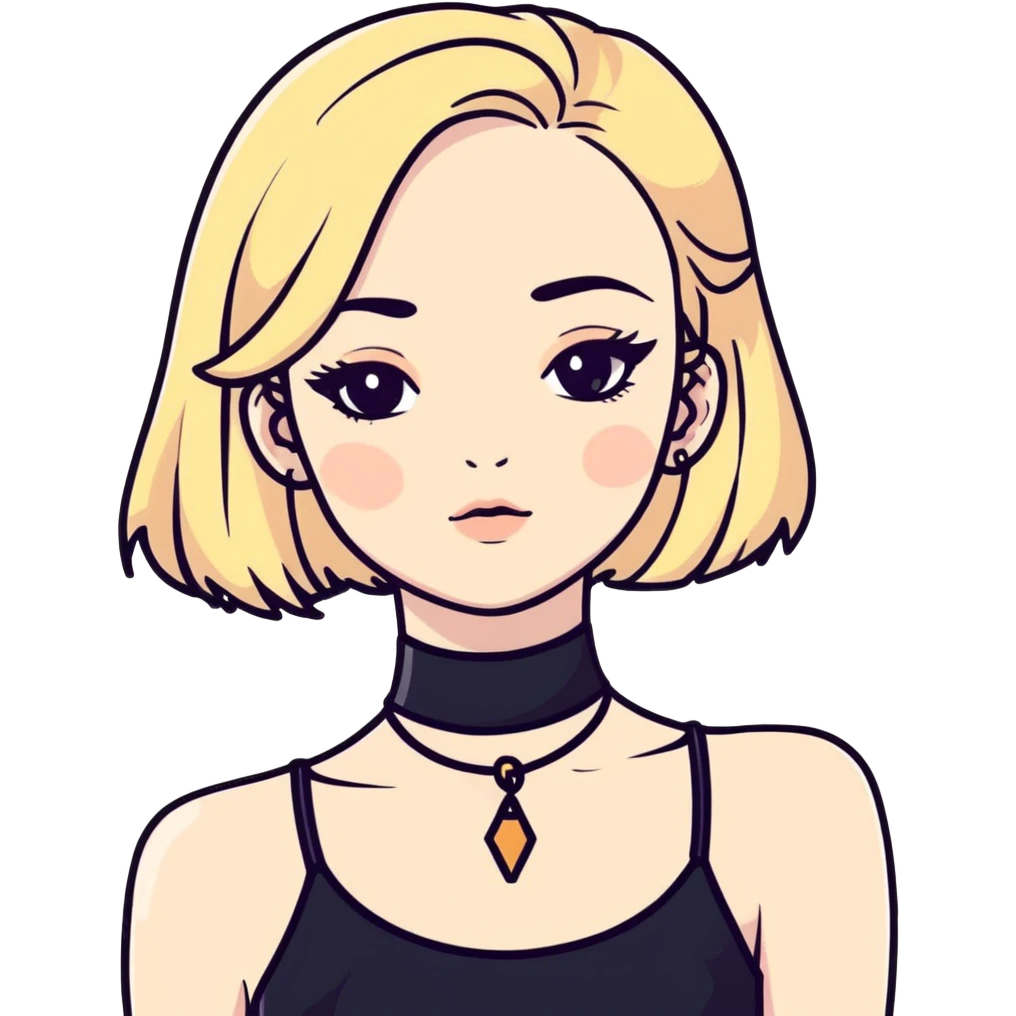 goth girl emoji