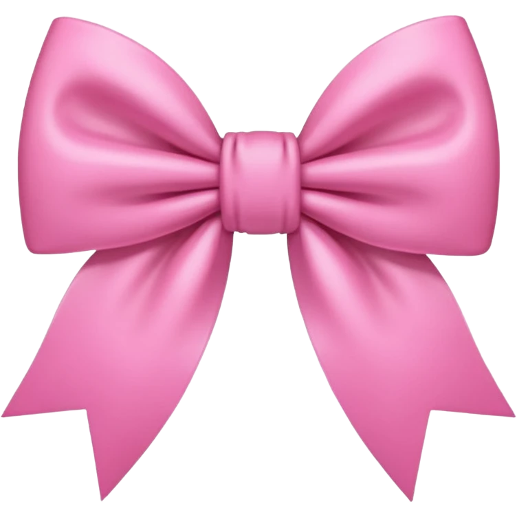 pink aesthetic bow no background emoji
