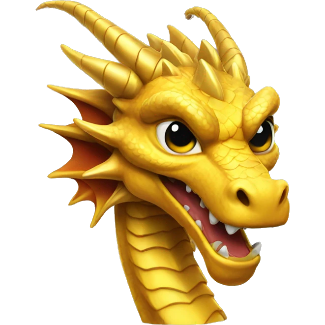 gold dragon emoji