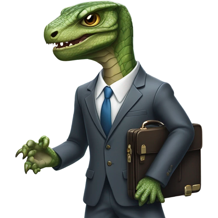 capitalist reptilian emoji