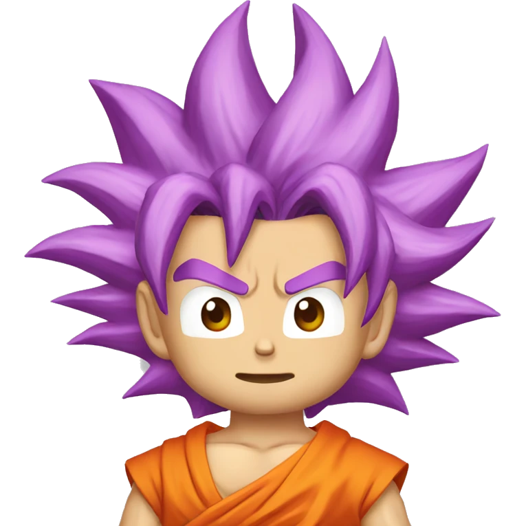 Goku super saiyan God emoji