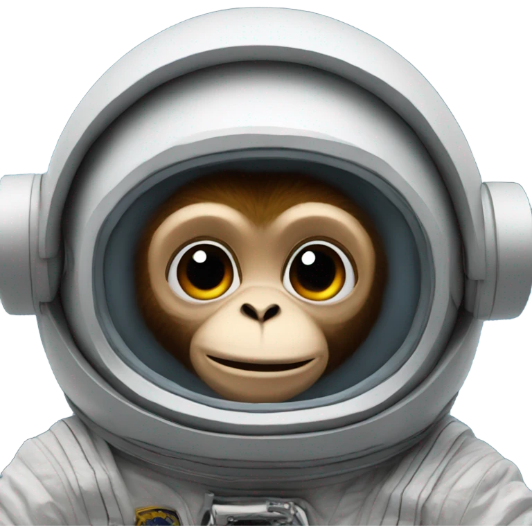 Monkey in space emoji