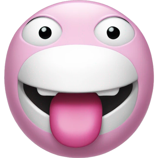 pink baymax drooling emoji