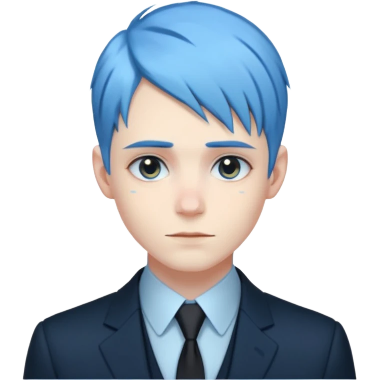 ethereal-pastel-transparent-translucent-gorgeous-spectral-dark-greyish-blue-whitish-gloomy-spectral-poltergeist-man-with-blue-hair-with-a-beautiful-black-suit emoji