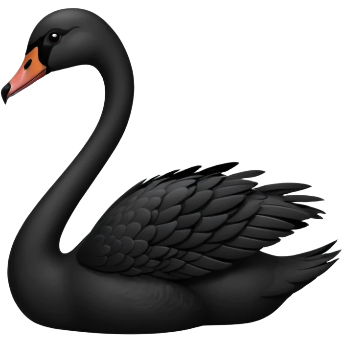 Black swan emoji