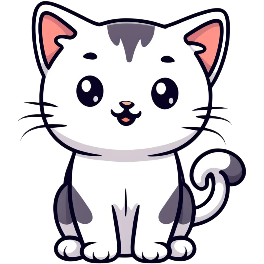 adorable kitten with big teary eyes emoji