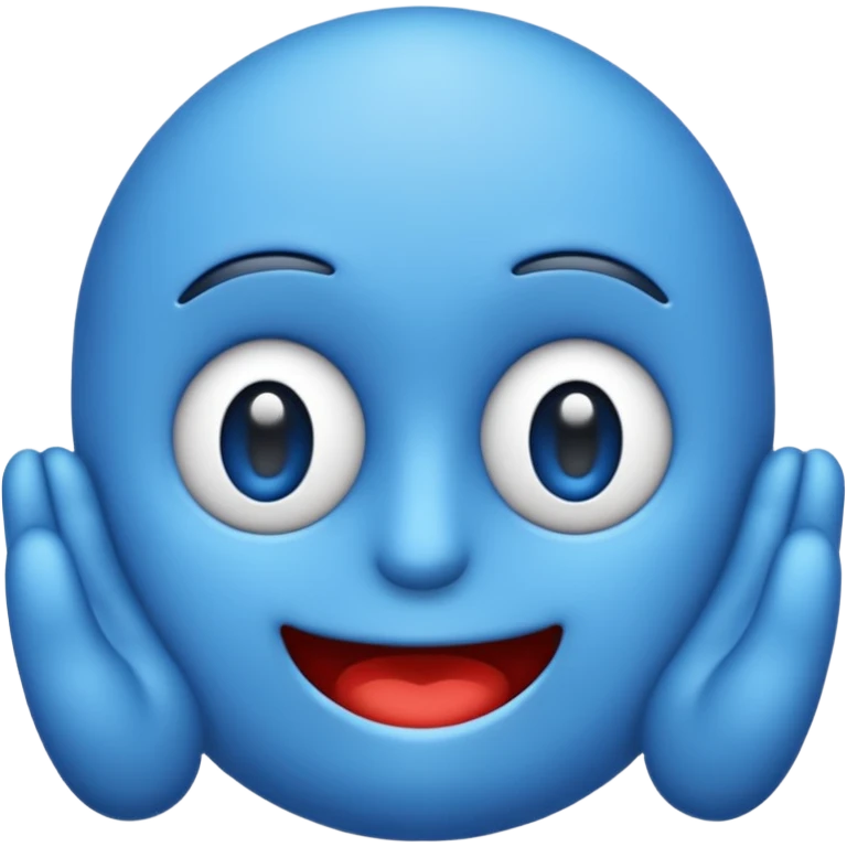 Make a emoji that says OTAY in big blue font emoji