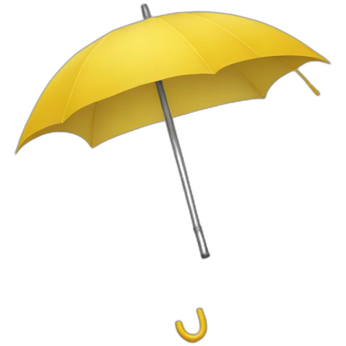 Yellow umbrella emoji