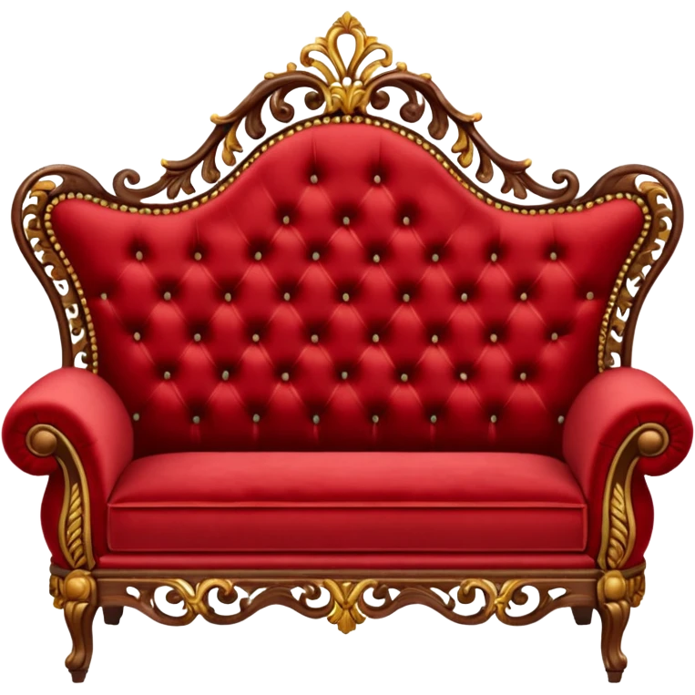 Antique Red sofa emoji