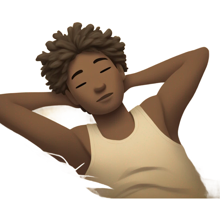 Peasant sleeping on hay bed  emoji