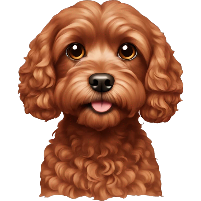 Reddish Brown Cavapoo emoji