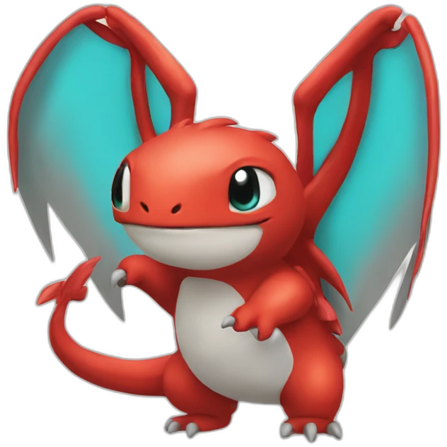 red Drangonair the pokemon with wings emoji