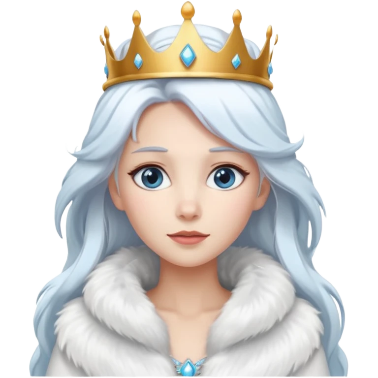 Antarctica princess, bold, crown emoji