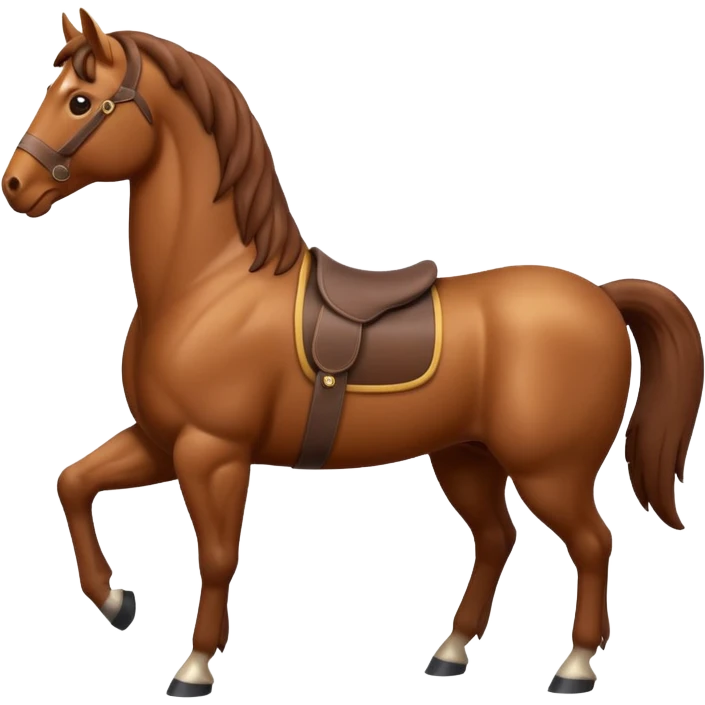 Horse in 3d style  emoji