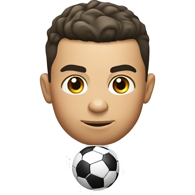 Cristiano Ronaldo whit the World Cup emoji
