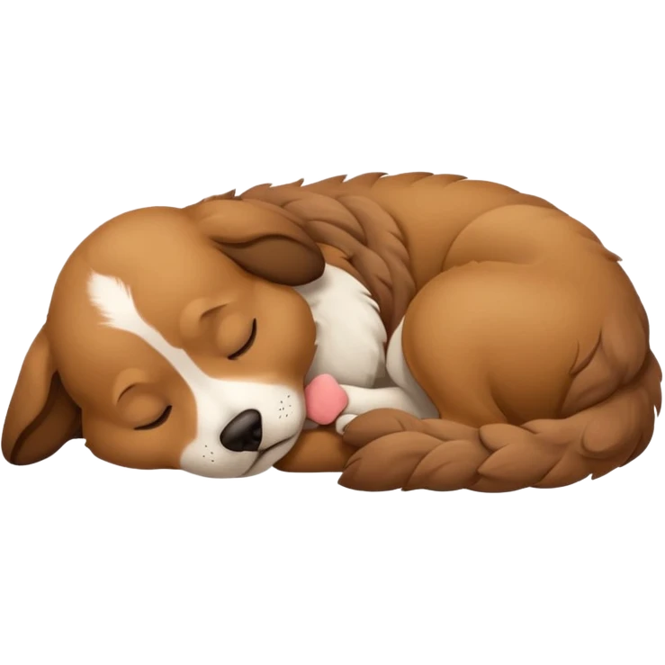 dog sleeping emoji