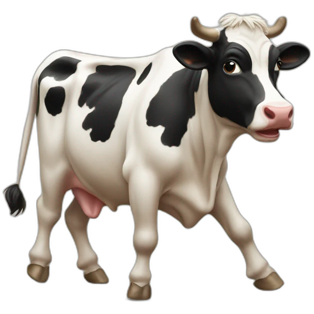 Cow dansing emoji