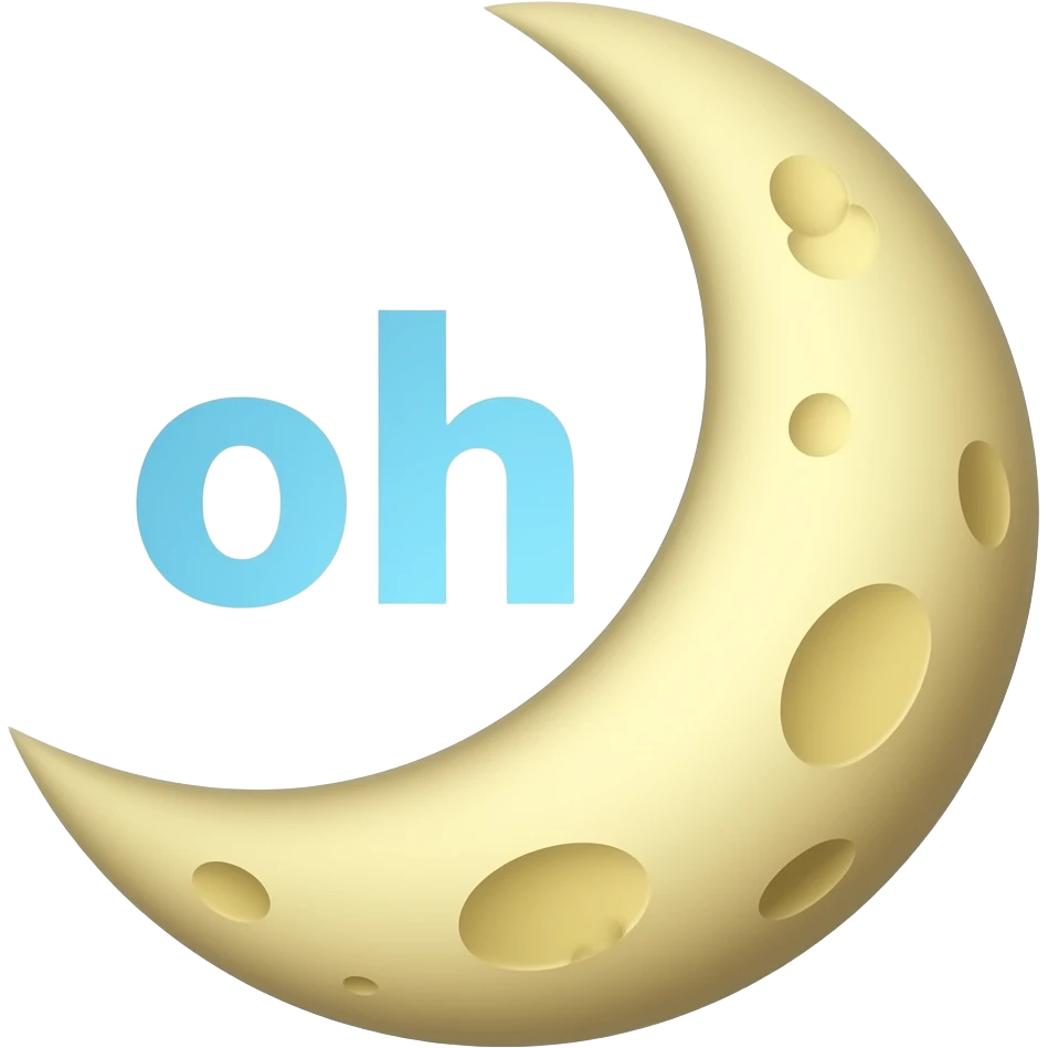 Crescent Moon emoji