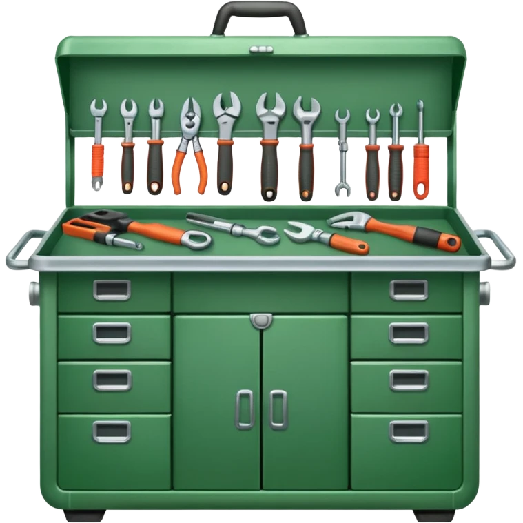 green mechanic tool table emoji