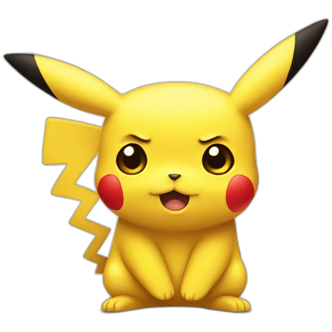 pikachu triste emoji