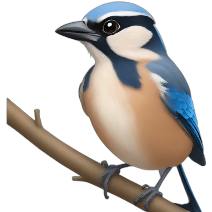 Eurasian jay emoji