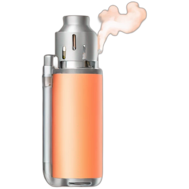 Vape in peach  emoji